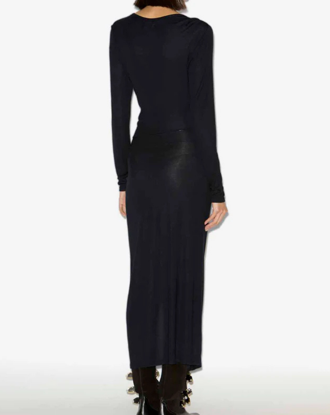 Vestido Isabel Marant Jelina RO0349FB C3K01E 01BK ISABEL MARANT 