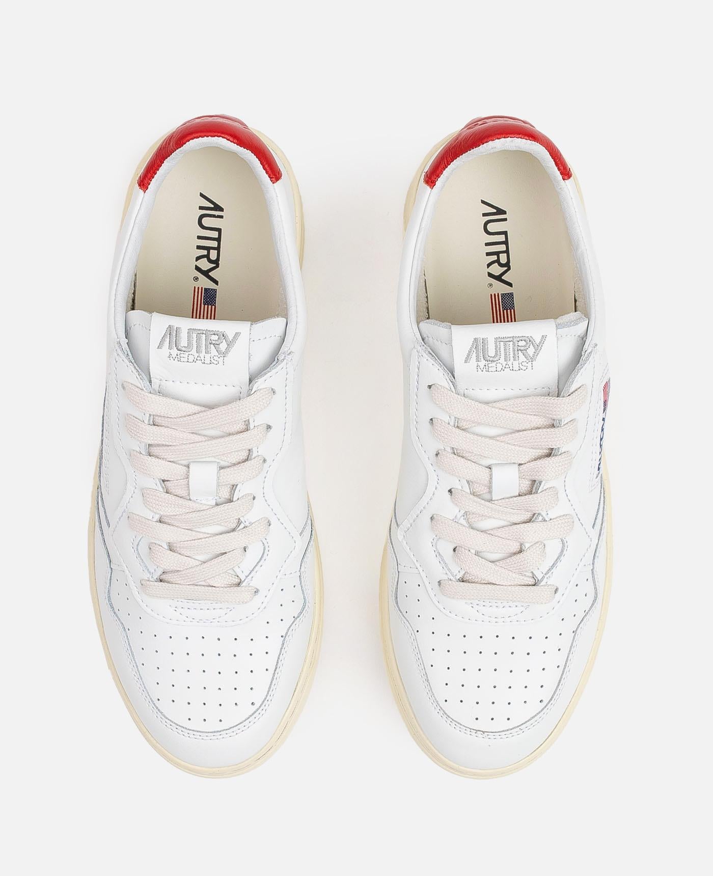 Zapatillas Autry AULM LL21 AULM LL21 WHT/RED AUTRY 