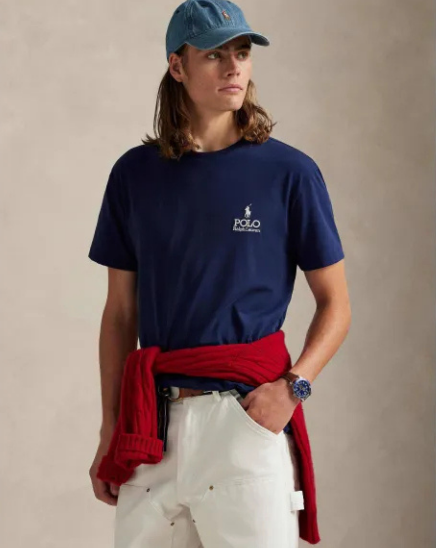 Camiseta Polo Ralph Lauren Logo 710981136009 NEWPORT NAVY POLO RALPH LAUREN 