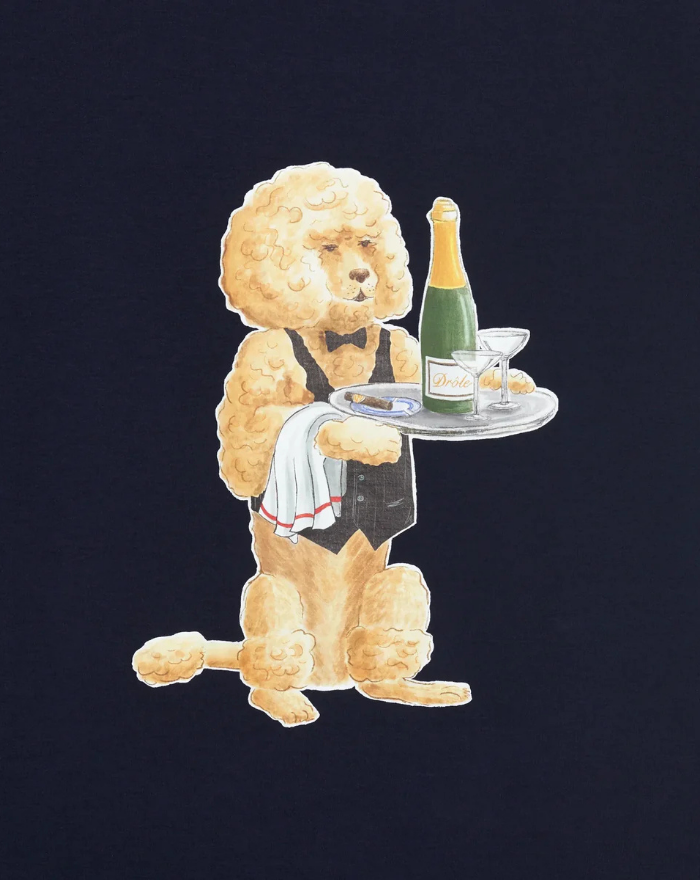 Camiseta Drole de Monsieur Le T-Shirt Poodle TS271 CO002 NY DROLE DE MONSIEUR 