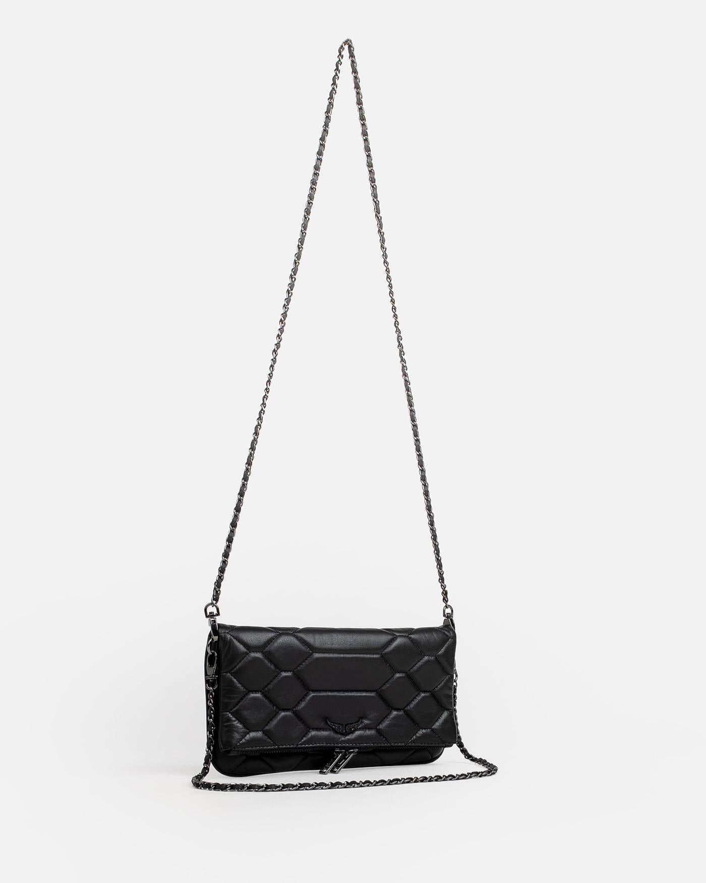 Bolso Zadig & Voltaire Rock XL Mat Scale LWBA02581 NOIR 001 ZADIG & VOLTAIRE 