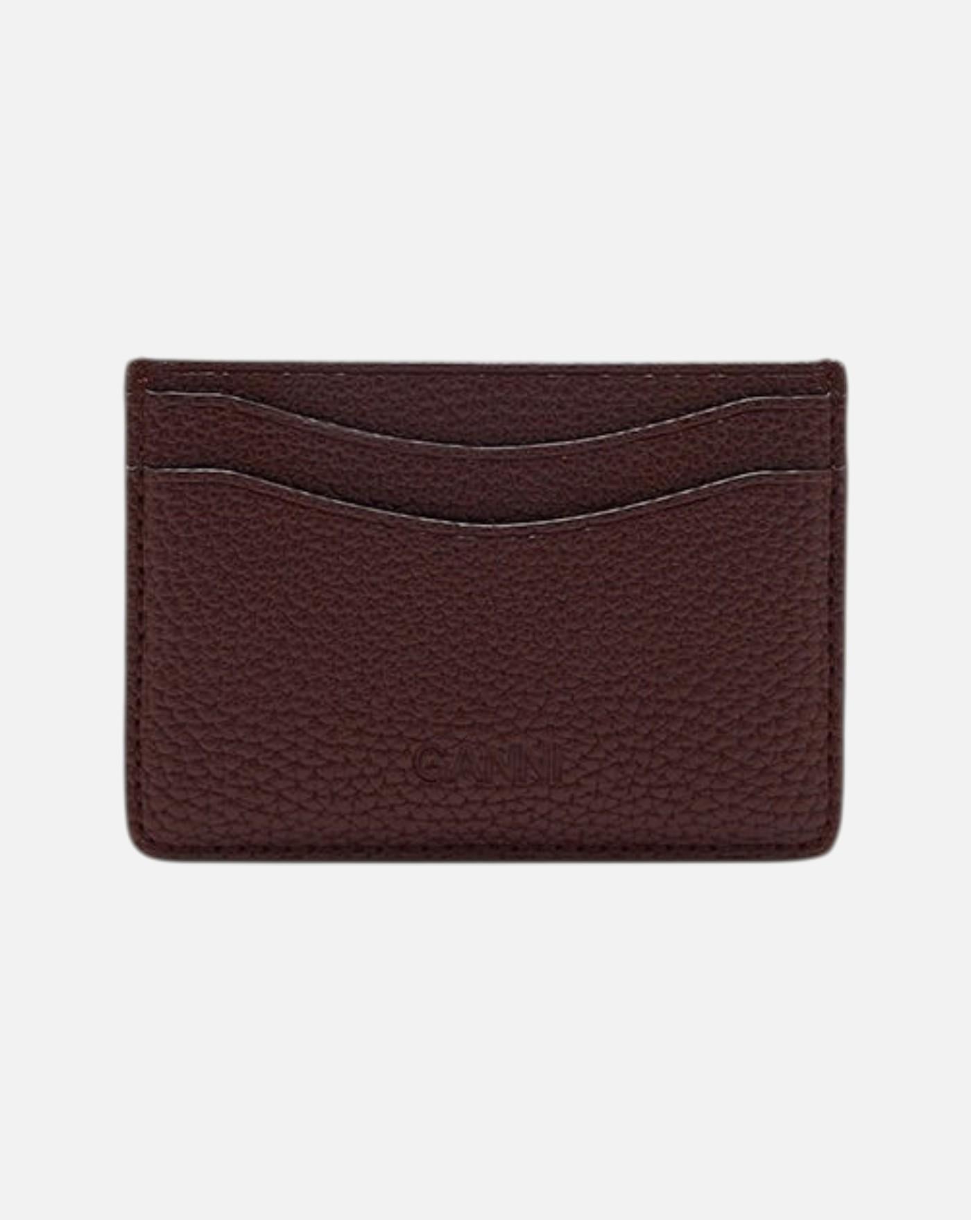 Cartera Ganni Card Holder Grained A7276 979 GANNI 