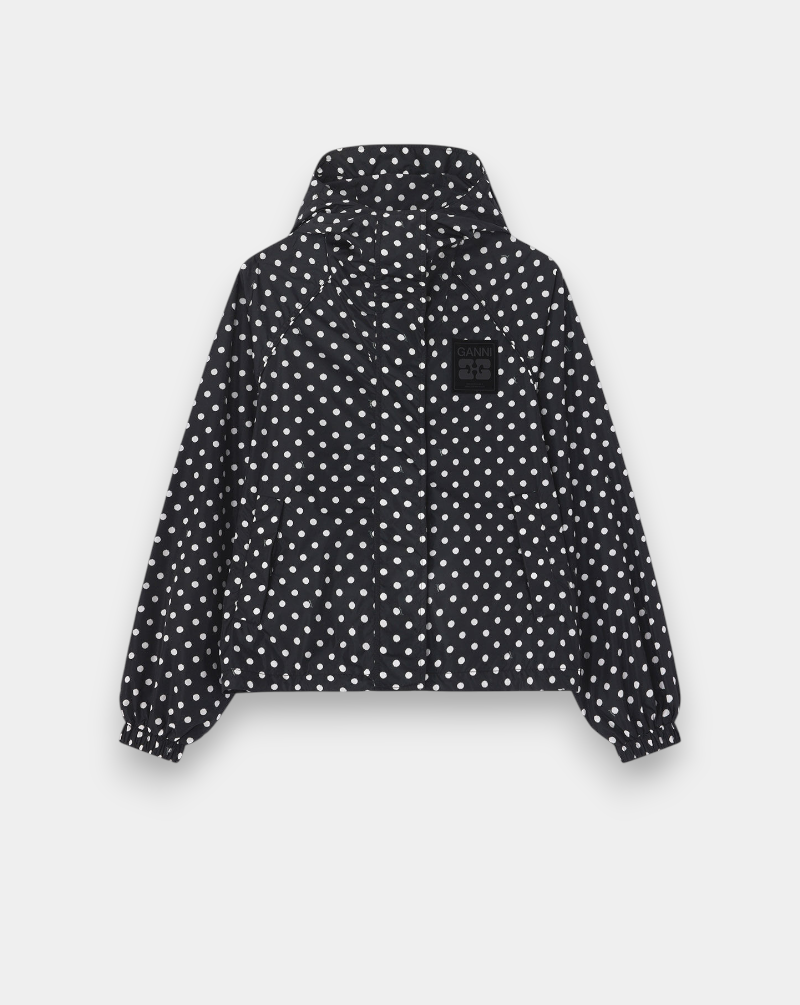 Chaqueta Ganni Printed Nylon Jacket A1010080 099 GANNI 