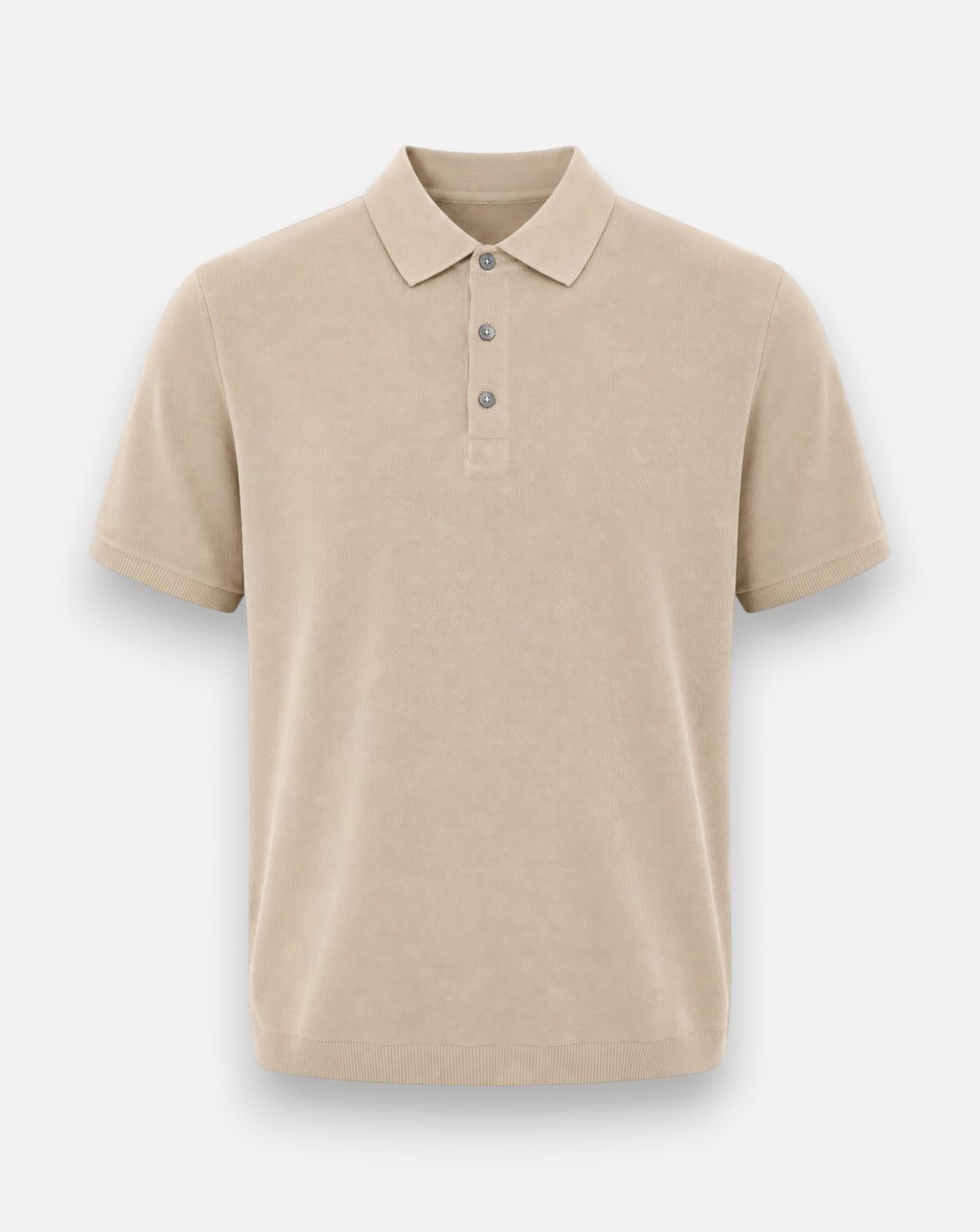 Polo Diktat Punto Riso <BR/> DK17025 SABBIA DIKTAT 