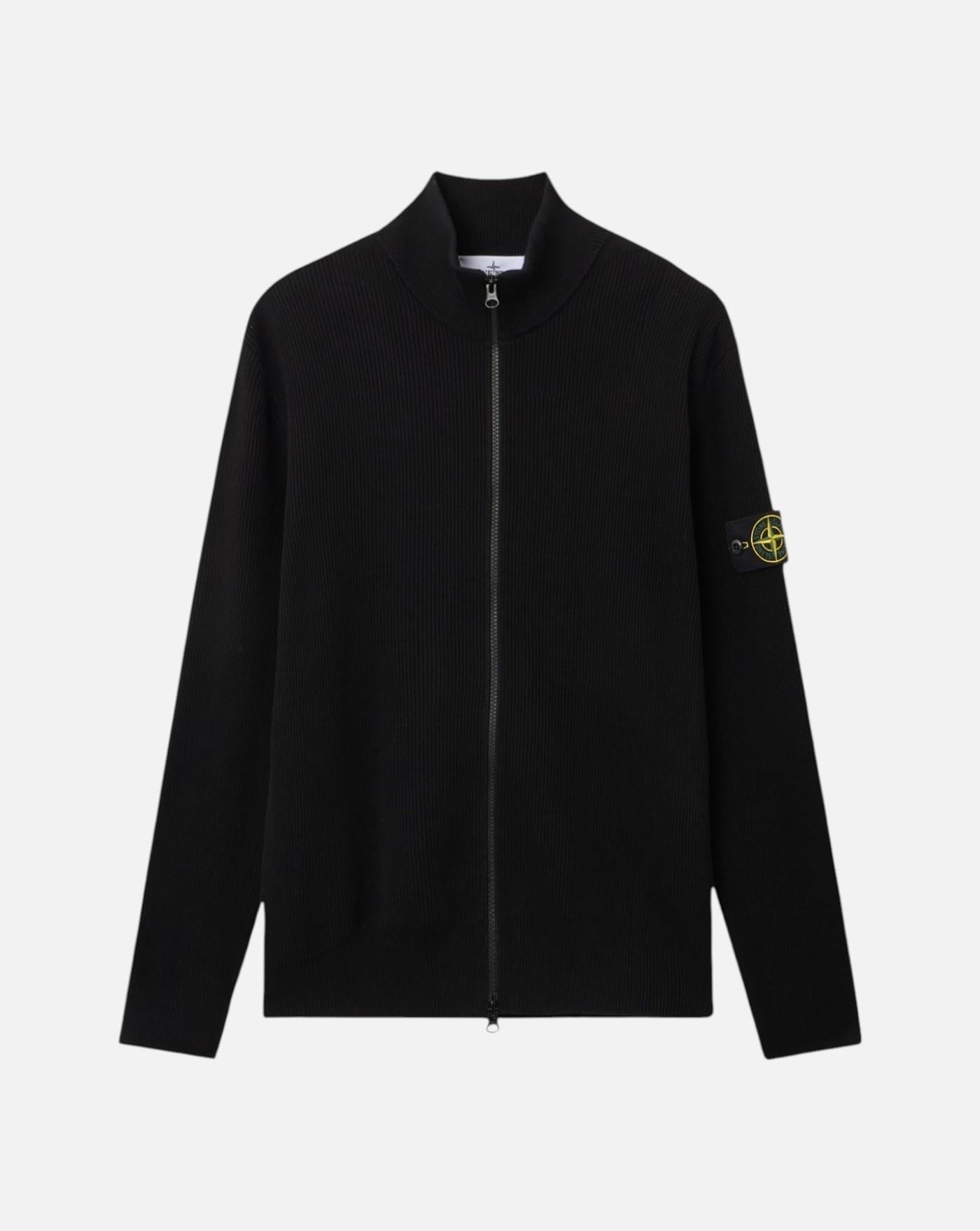 Jersey Stone Island Ribbed Zip-Up Jacket L2S155100126 S00D8V0029 STONE ISLAND 