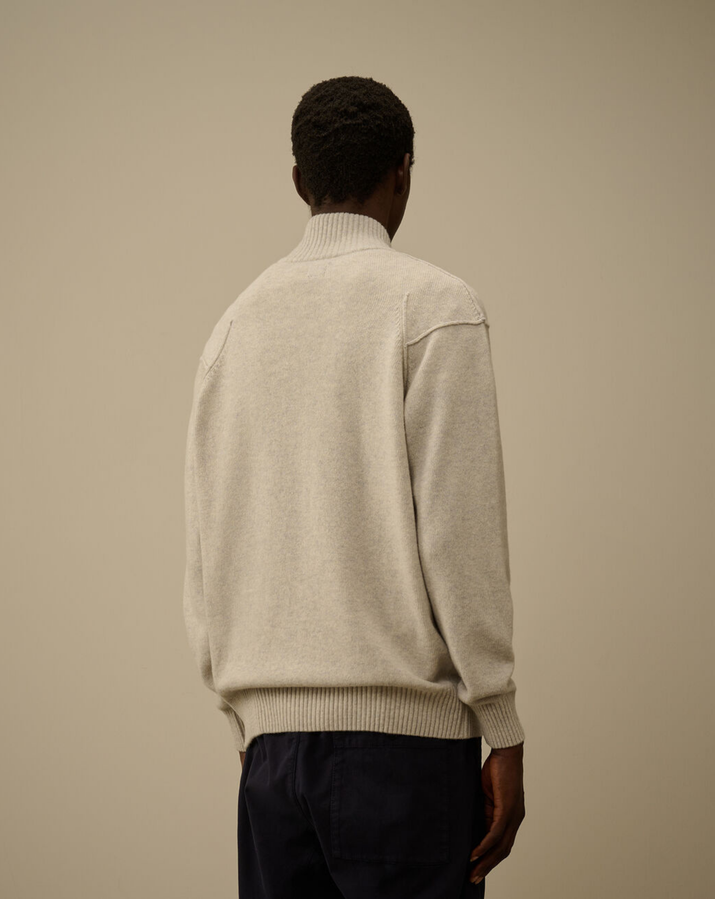 Jersey C.P. Company Lambswool GRS Full Zip Sweater 19CMKN708A110149A M13 C.P. COMPANY 