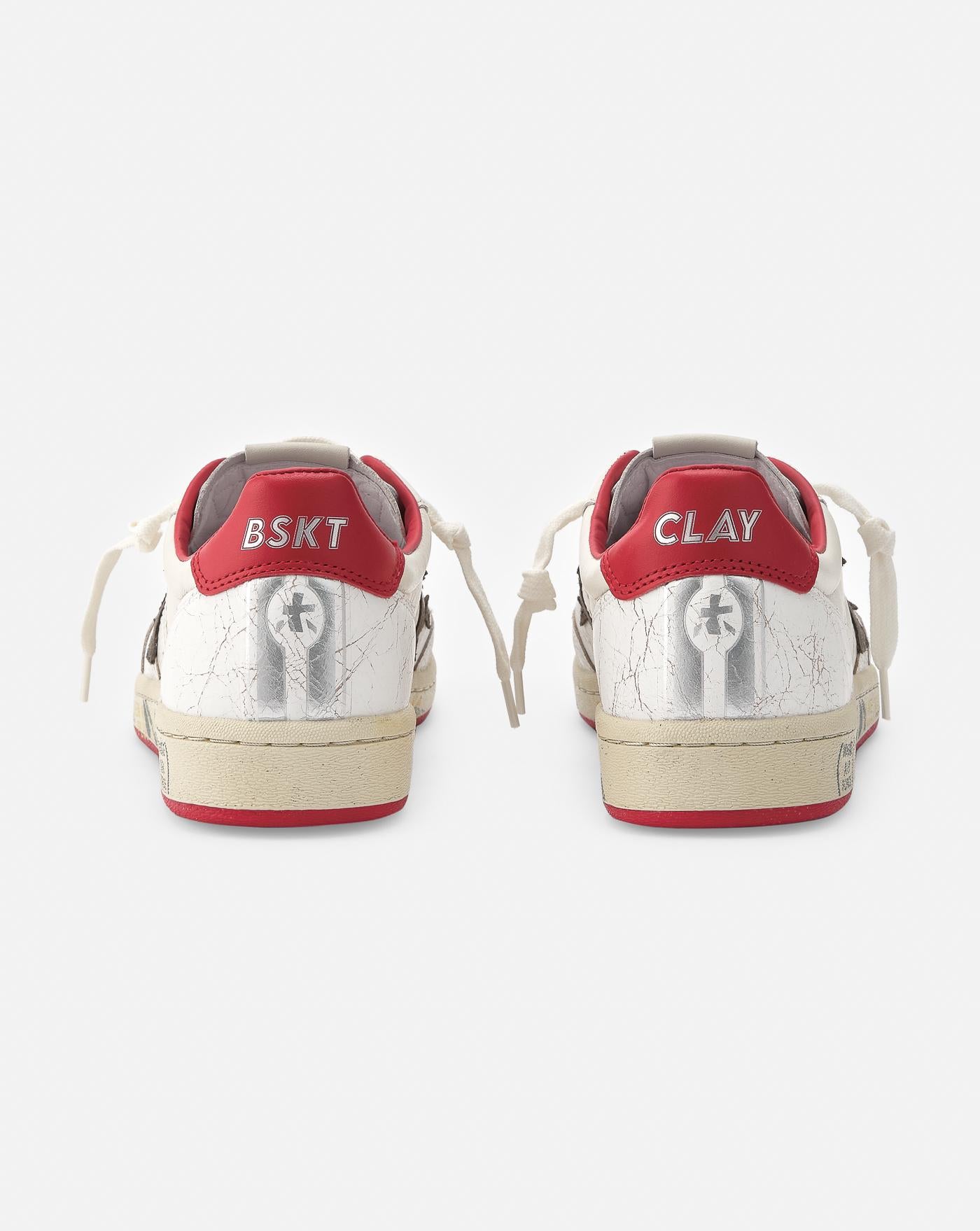 Zapatillas Premiata BsktClay Var 6777 BSKTCLAY VAR 6777 WHITE/RED PREMIATA 