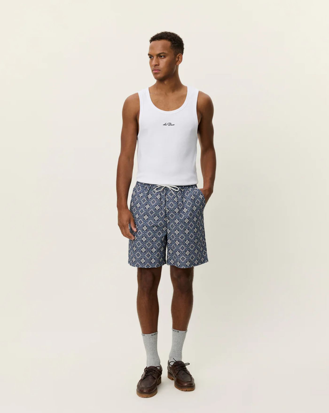 Bermuda Les Deux Harry Arabesque 1001373 435BLUE FOG LES DEUX 