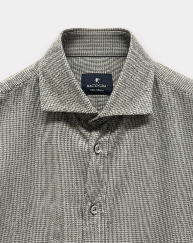 Camisa Bastoncino Cuadrille B4404/1 GREY BASTONCINO 