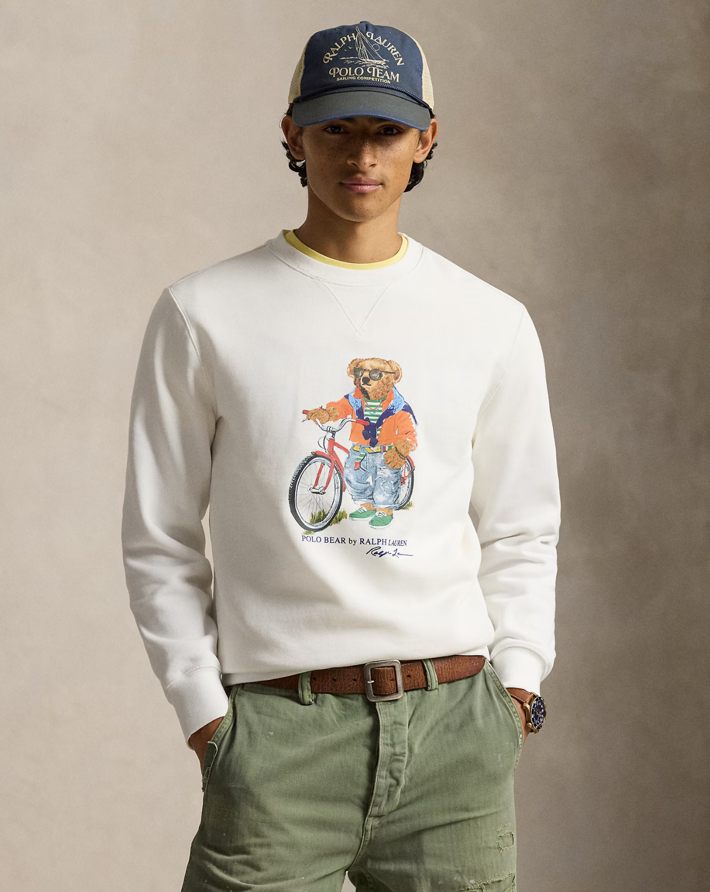 Sudadera Polo Ralph Lauren Bear 710B14616001 WHITE- SUMMER BEAR POLO RALPH LAUREN 
