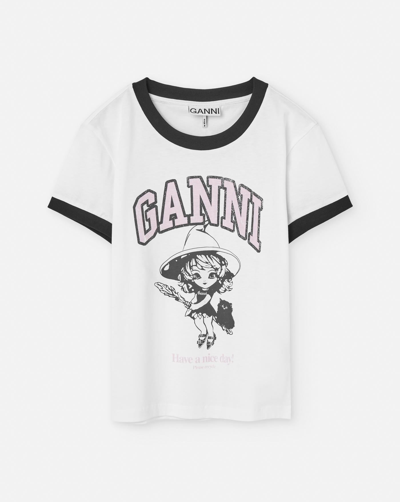 Camsieta Ganni Girl T4156 151 GANNI 