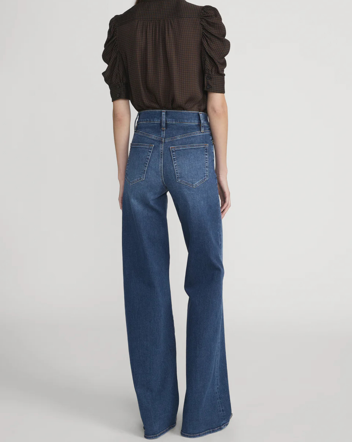 Denim Frame Le Slim Palazzo Long LSPL814 SOLCBLUE FRAME 