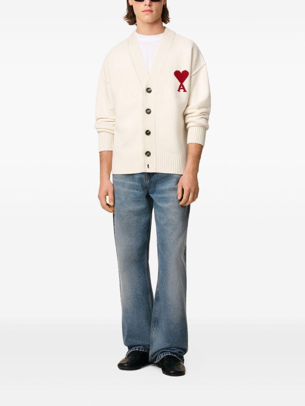 Cardigan Ami Paris Ami de Coeur UKC367018 154 AMI PARIS 