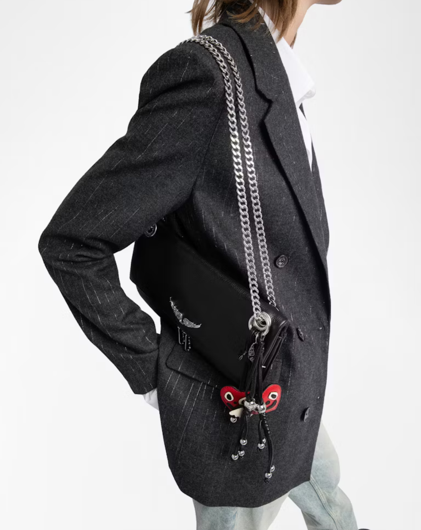 Bolso Zadig & Voltaire Rock II Grained Leather LWBA04124 011 ZADIG & VOLTAIRE 