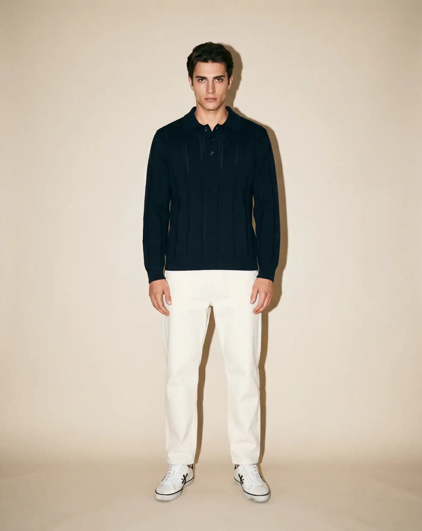 Polo Edmmond Knitted Polo 1266002590 PLAIN NAVY EDMMOND 