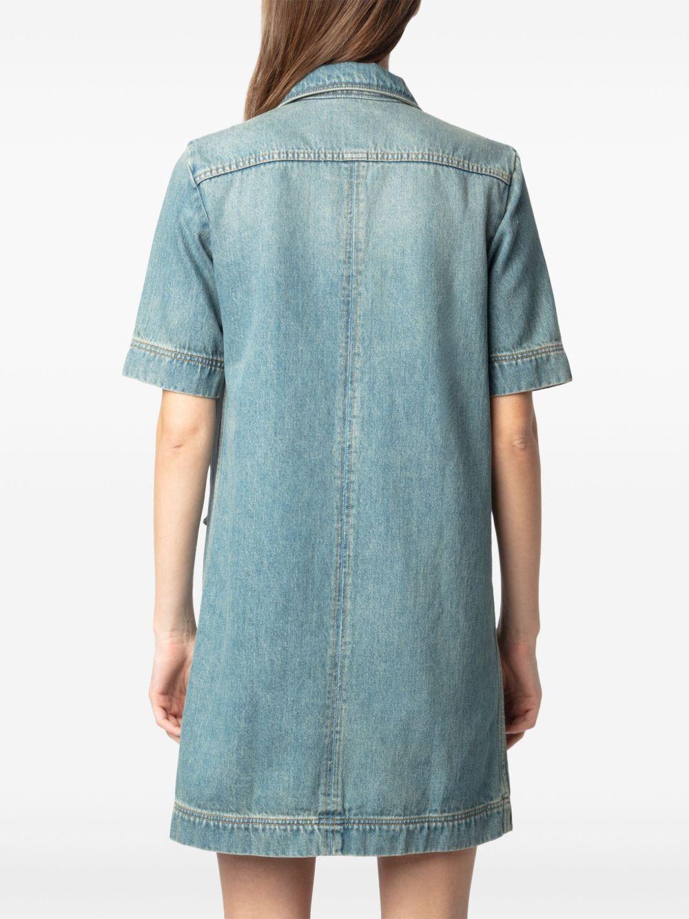 Vestido Zadig & Voltaire Record WWDR02533 LIGHT BLUE 409 ZADIG & VOLTAIRE 