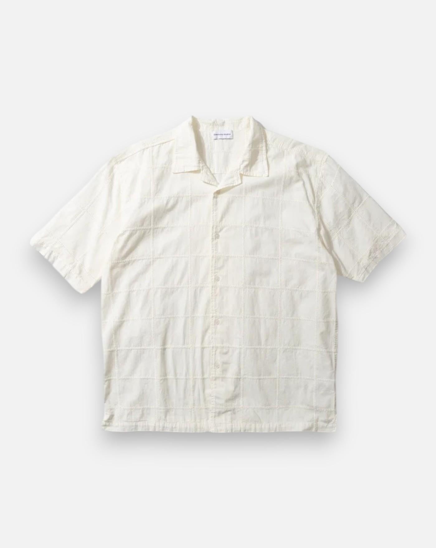 Camisa Edmmond Freedom Short Sleeve 1261021010 PLAIN OFF WHITE EDMMOND 