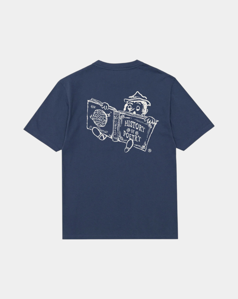 Camiseta Edmmond Bookstore BOOKSTORE PLAIN DK BLUEBLUE EDMMOND 