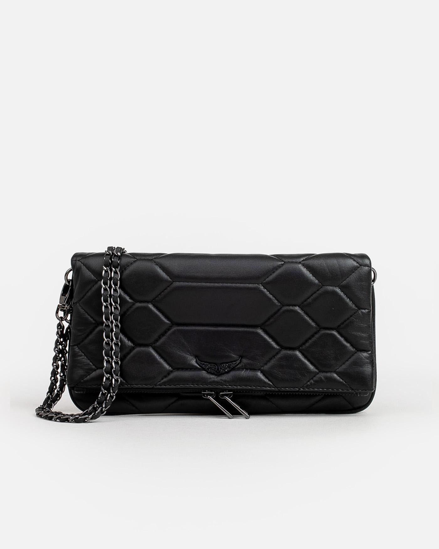 Bolso Zadig & Voltaire Rock XL Mat Scale LWBA02581 NOIR 001 ZADIG & VOLTAIRE 