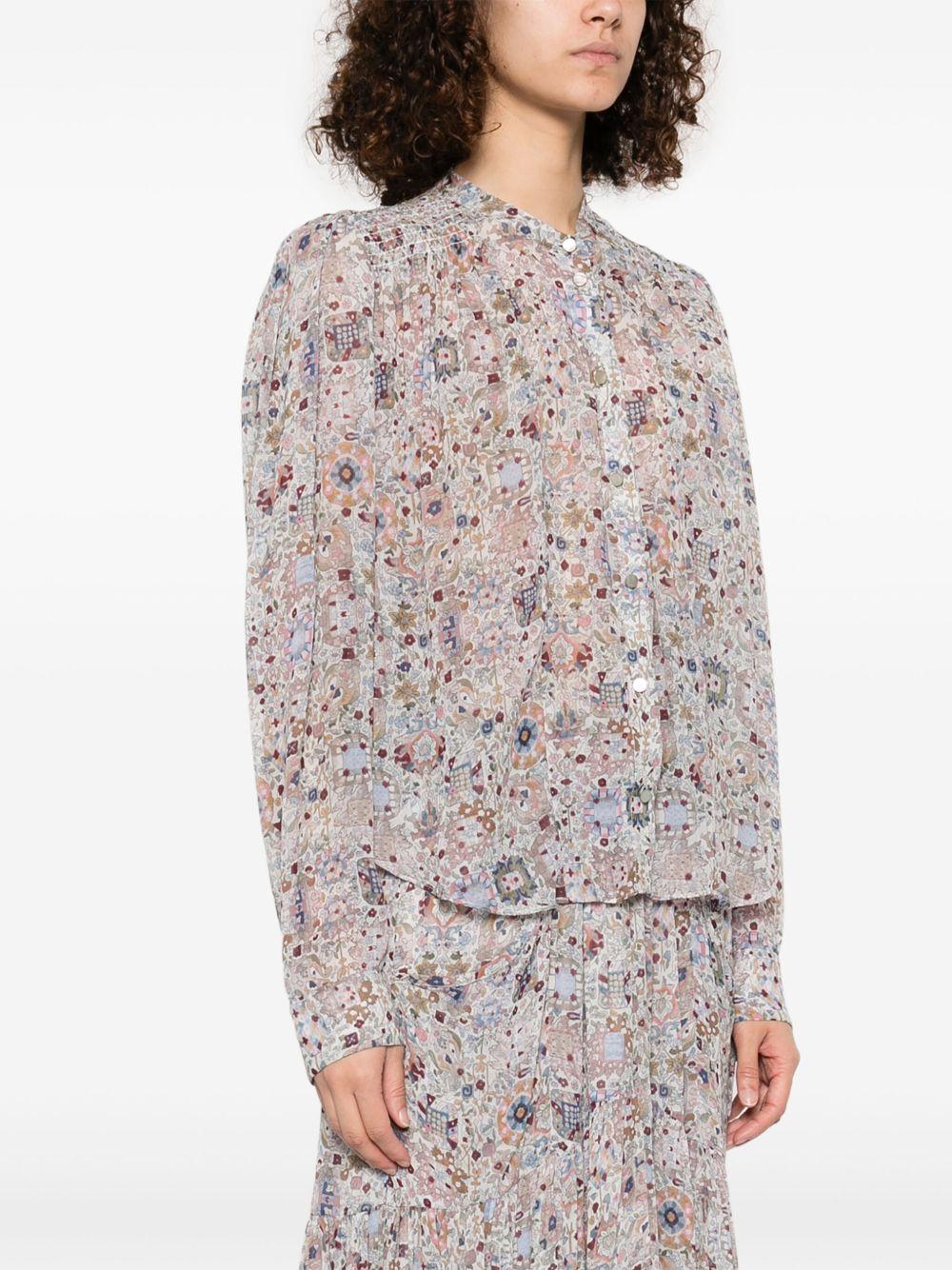 Blusa Isabel Marant Noeline HT0189FAC3J01E 23EC ISABEL MARANT 