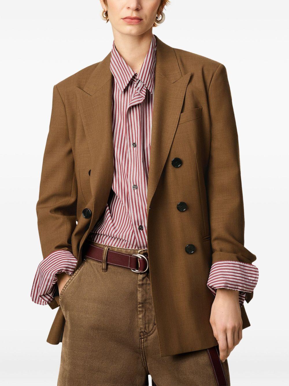 Americana Ami Paris Veste 6 Boutons FBV006WV0066 216 AMI PARIS 