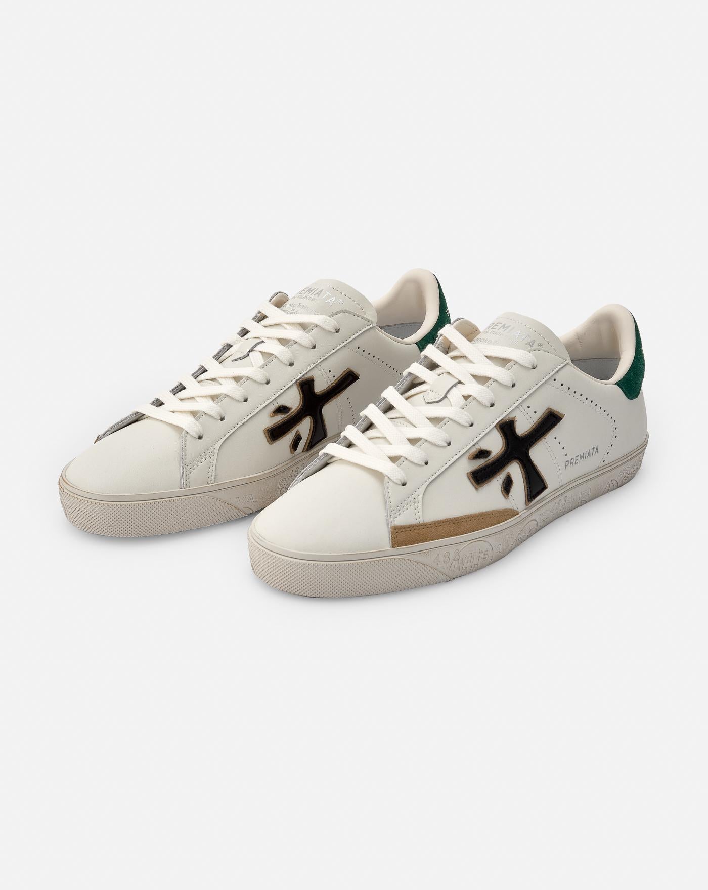 Zapatillas Premiata Steven Var STEVEN VAR 7284 WHITE/GREEN PREMIATA 