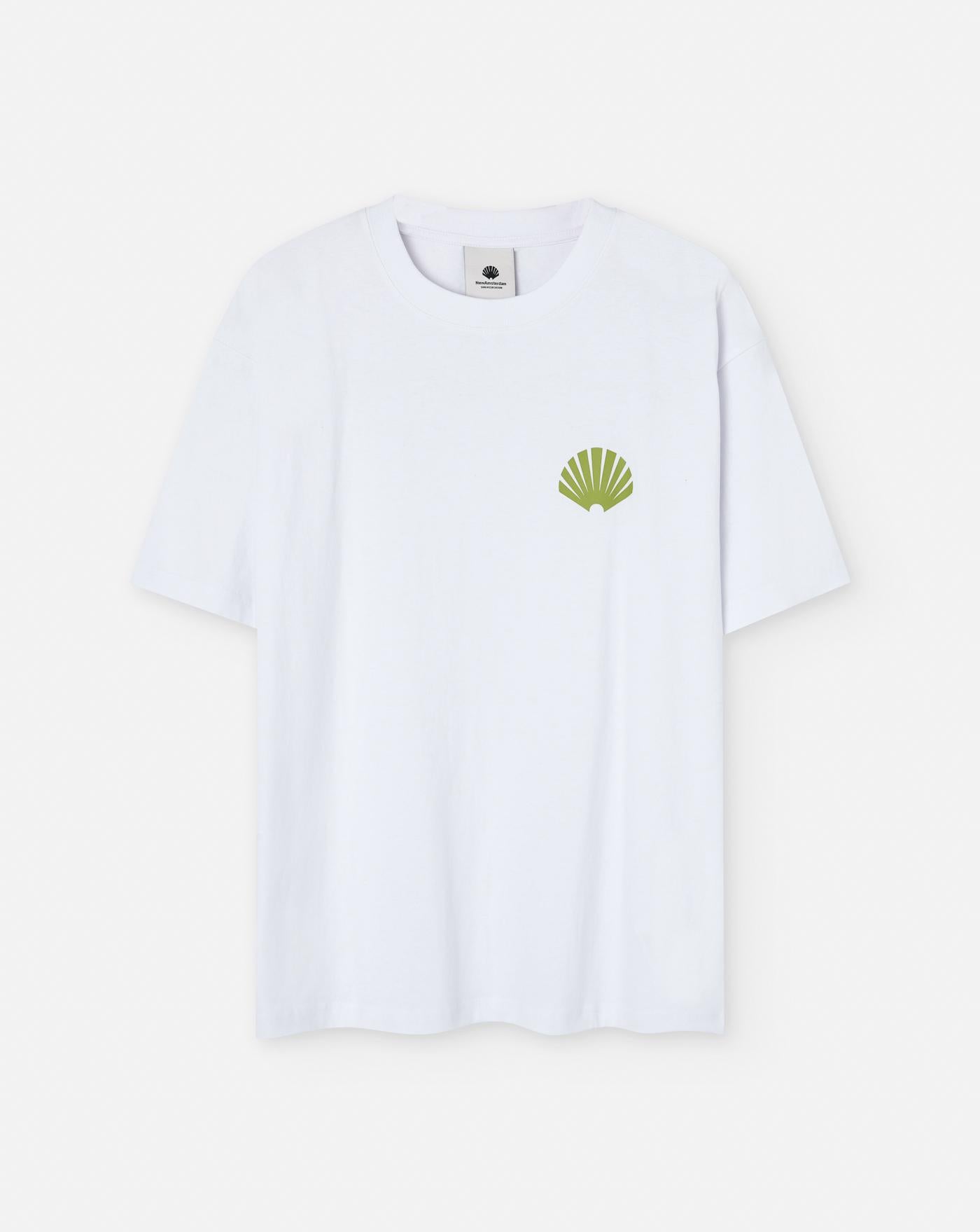 Camiseta New Amsterdam Logo Tee 2501086001 WHITE/GREEN NEW AMSTERDAM 