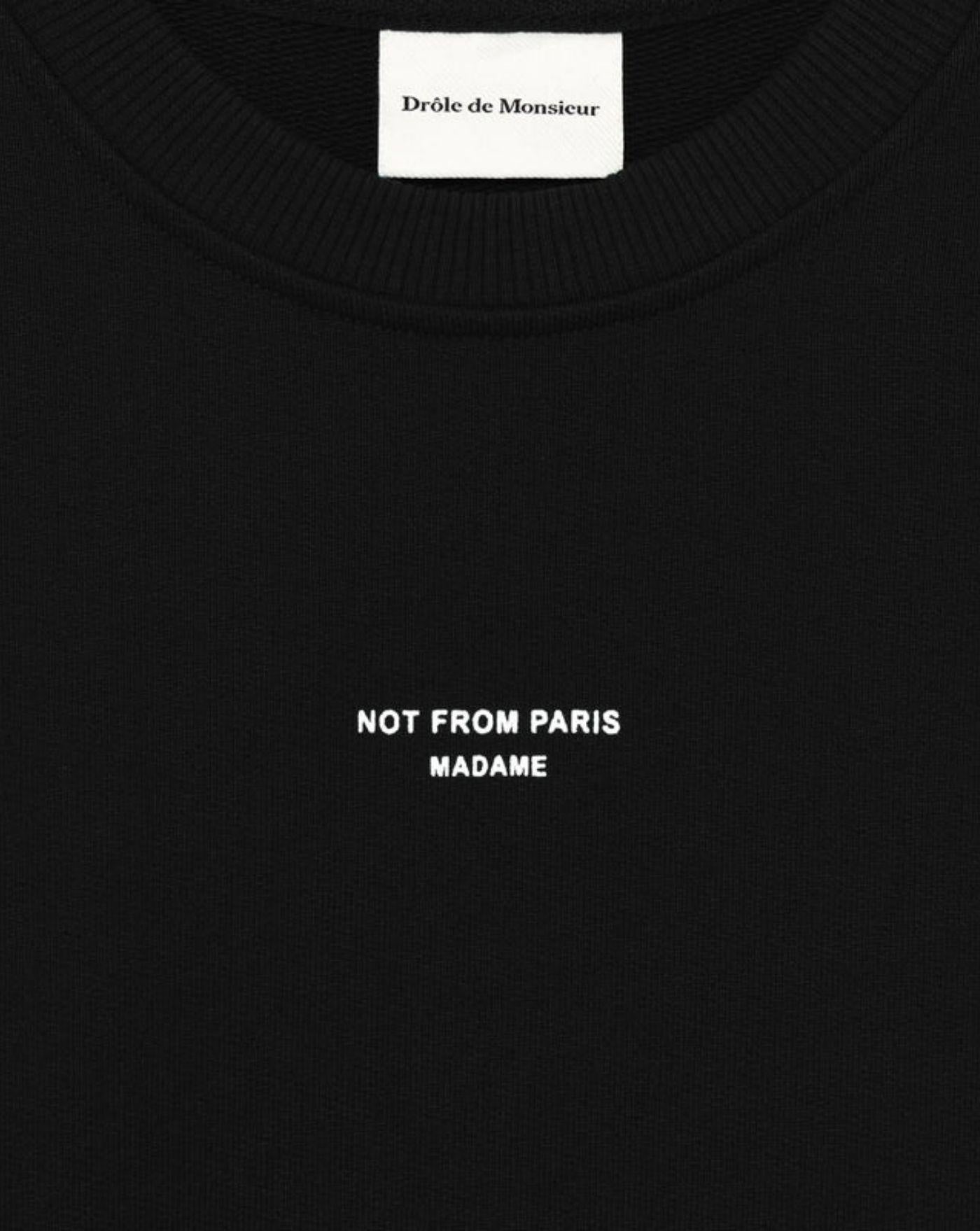 Sudadera Drole de Monsieur Classic Slogan Sweatshirt SW148 CO127 BL DROLE DE MONSIEUR 