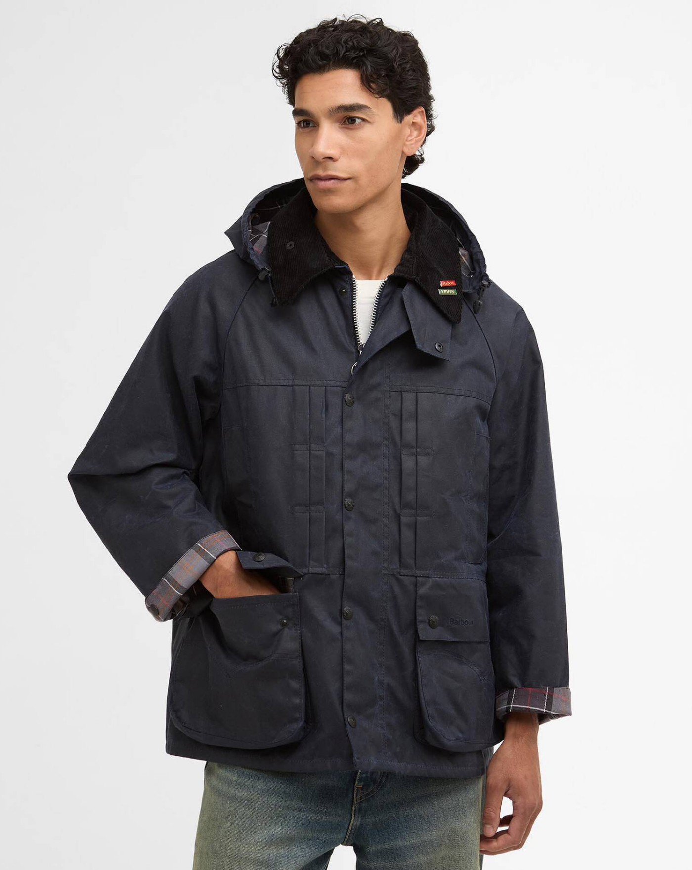 Chaqueta Barbour x Levi's Oversized Bedale Waxed Jacket MWX2510NY 71 BARBOUR 