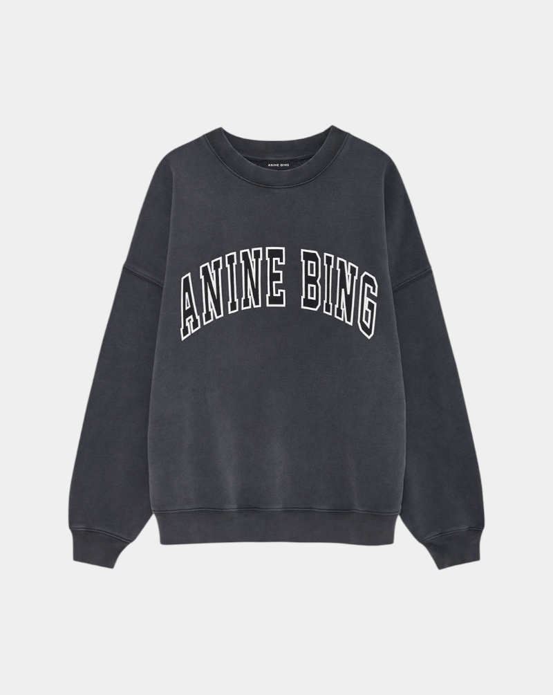 Sudadera Anine Bing Miles Sweatshirt New Classic A0812490 WBL1WASHED BLACK ANINE BING 
