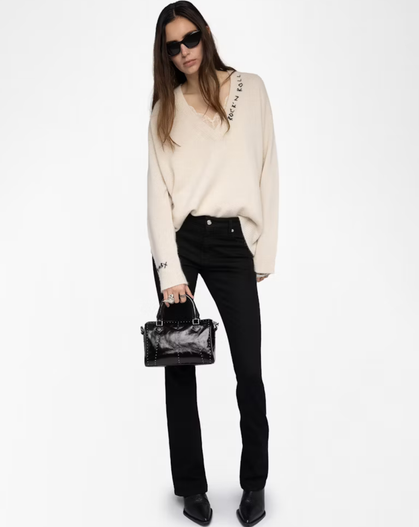 Bolso Zadig & Voltaire Xs Sunny Vibe Studs LWBA04173 011 ZADIG & VOLTAIRE 