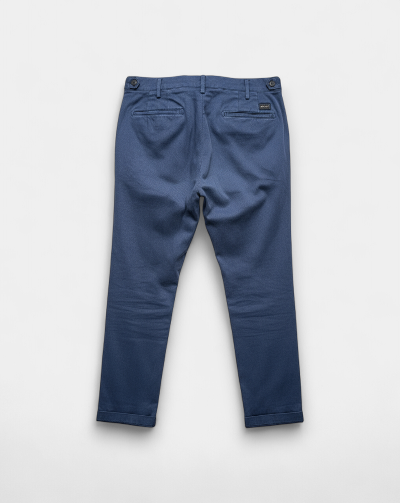 Pantalon 40 Weft David DAVID 2372 W1715 BLU INDIGO BLUE 40 WEFT 