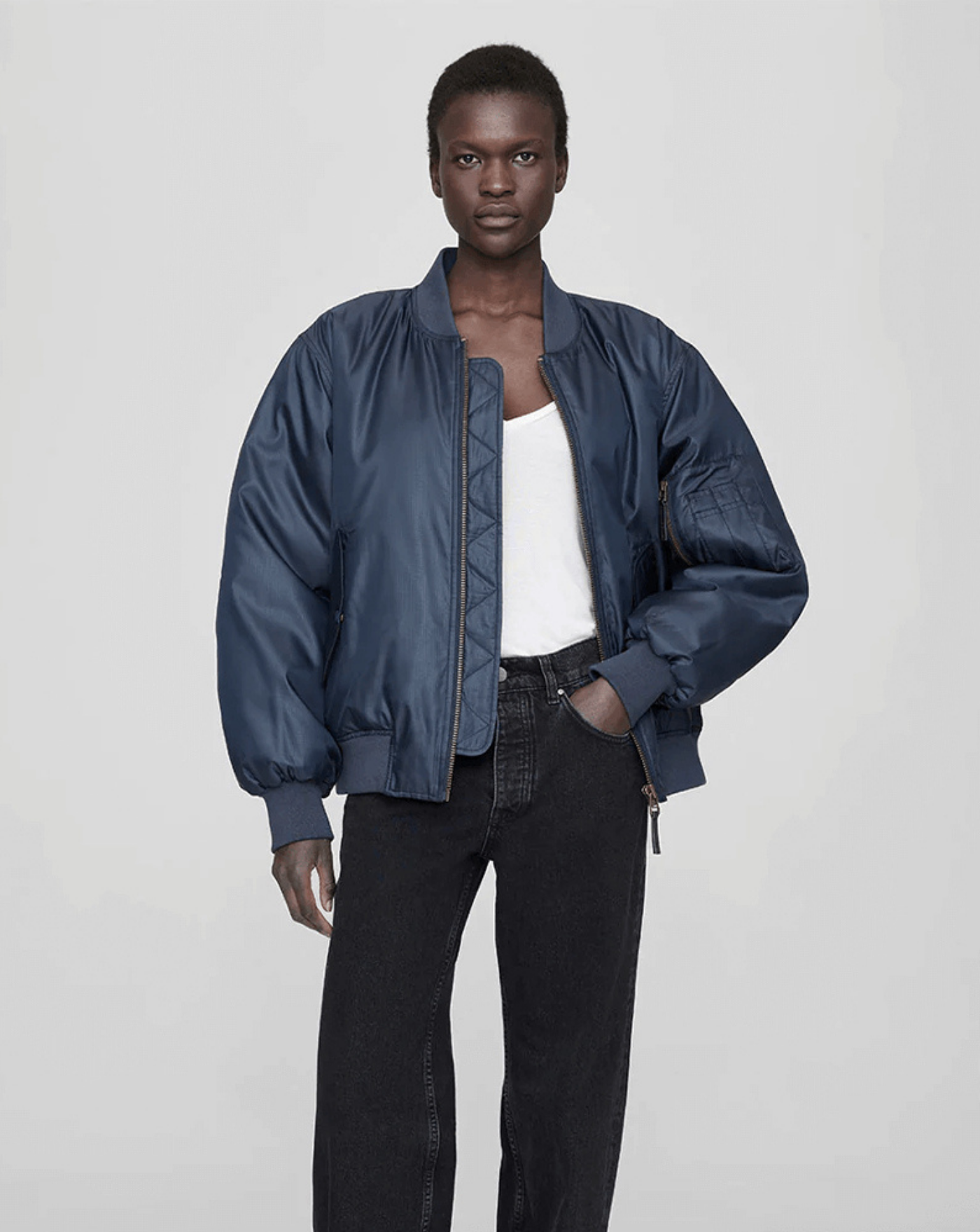 Chaqueta Anine Bing Leon Bomber A0110490NYA31  ANINE BING 