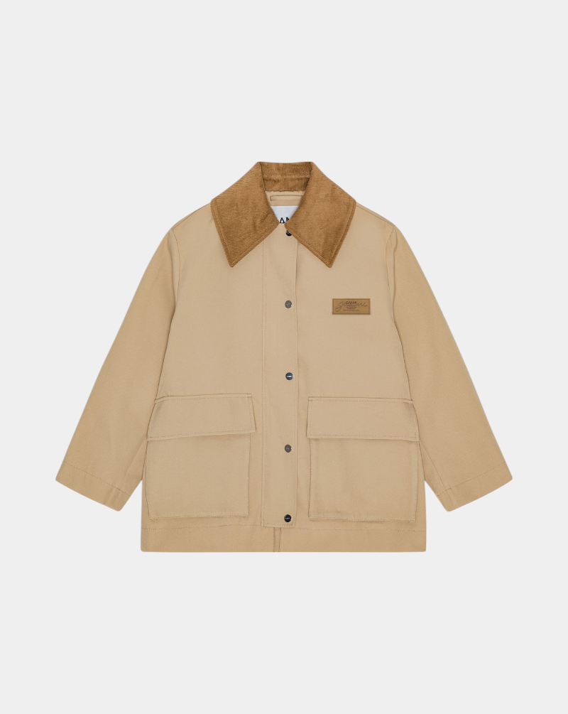 Chaqueta Ganni Heavy Twill Midi W0757 531 GANNI 