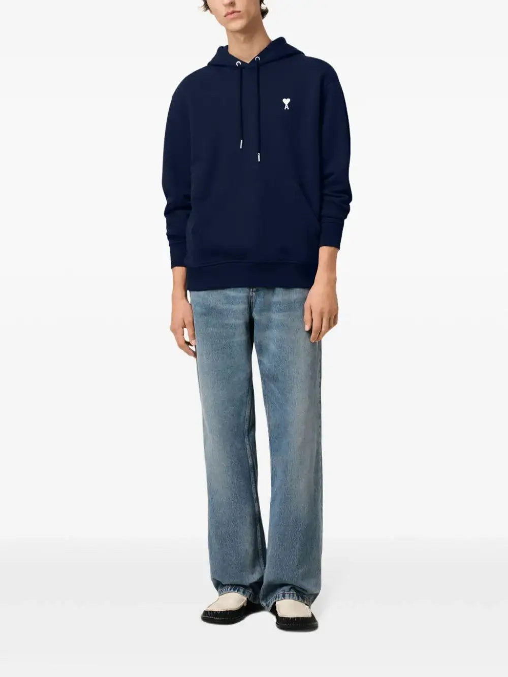Sudadera Ami Paris Hoodie Off White Ami de Coeur HSW260 730430 AMI PARIS 