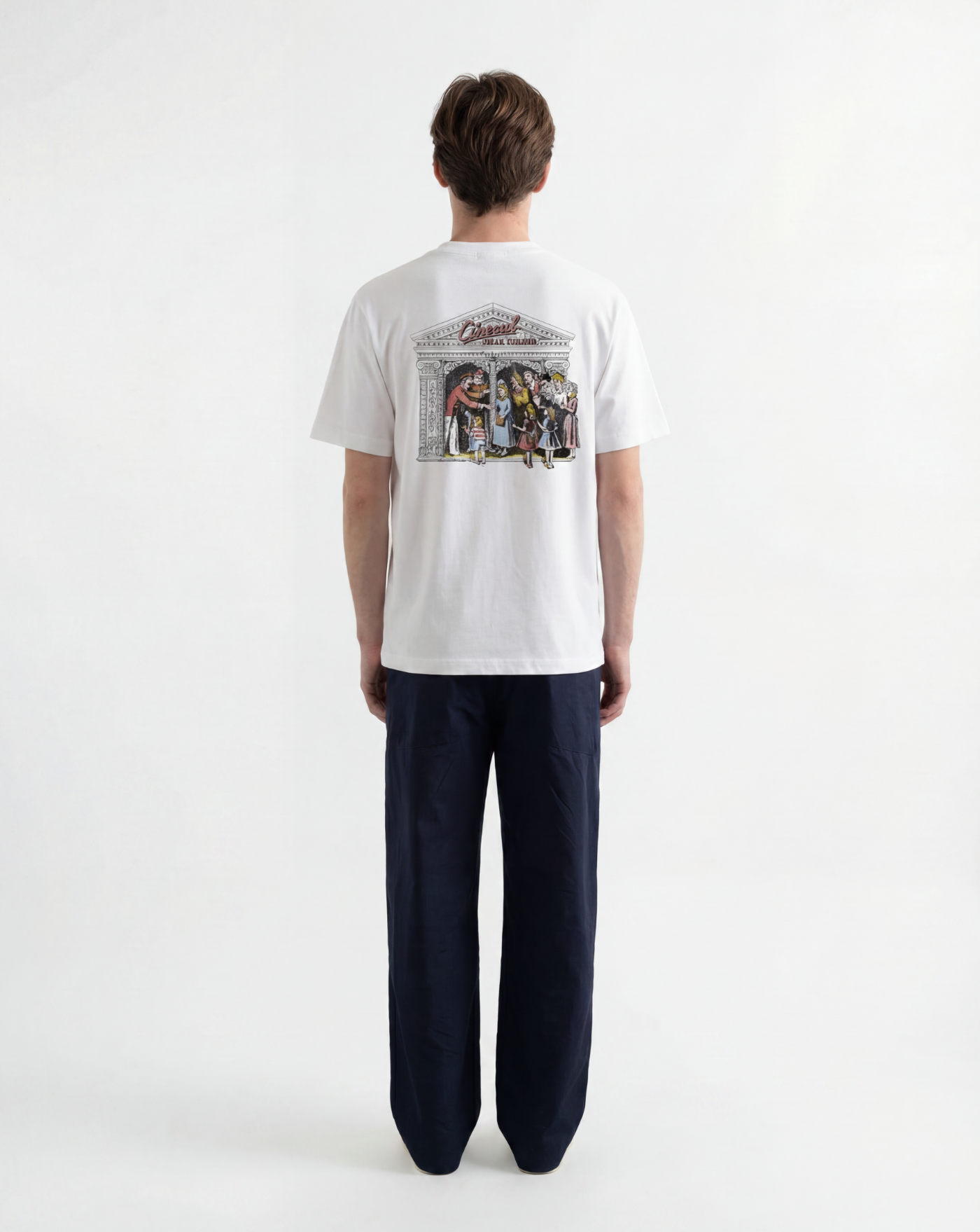 Camiseta Edmmond Media Company 1263030000 PLAIN WHITE EDMMOND 