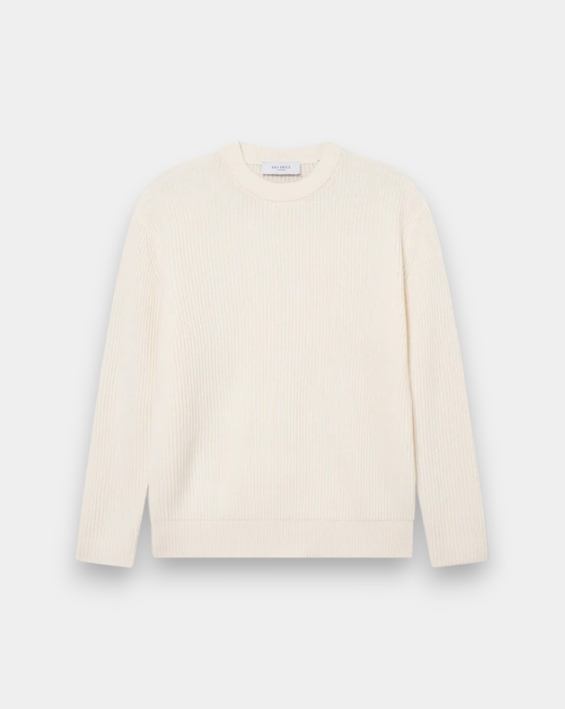 Jersey Les Deux Eddie Wool Rib Crewneck Knit 1000471 215 LES DEUX 