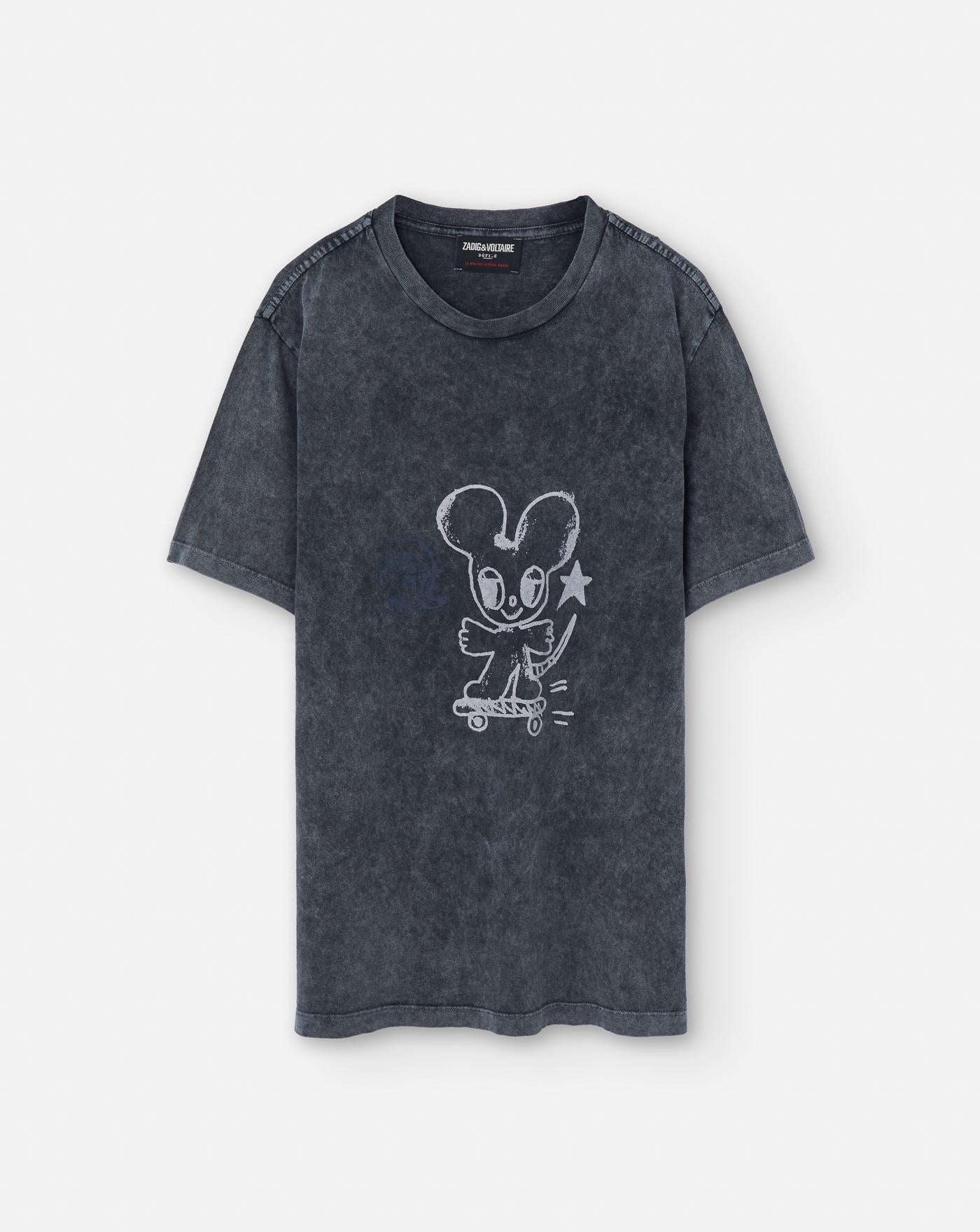 Camiseta Zadig & Voltaire Edwin Bc Happy Mouse JWTS02805 CARBONE 21 ZADIG & VOLTAIRE 