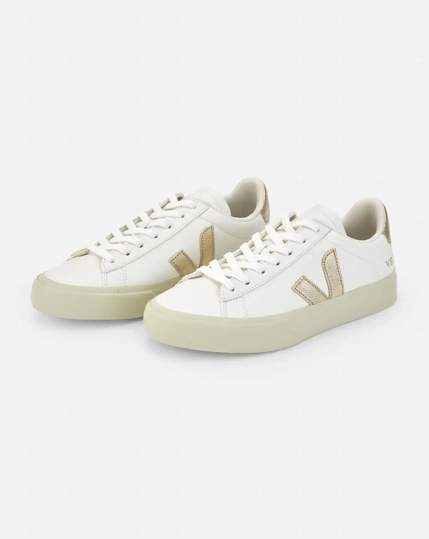 Zapatillas Veja Campo Leather Extra White Platine CP0503495A EXTRA-WHITE-PLATINE VEJA 
