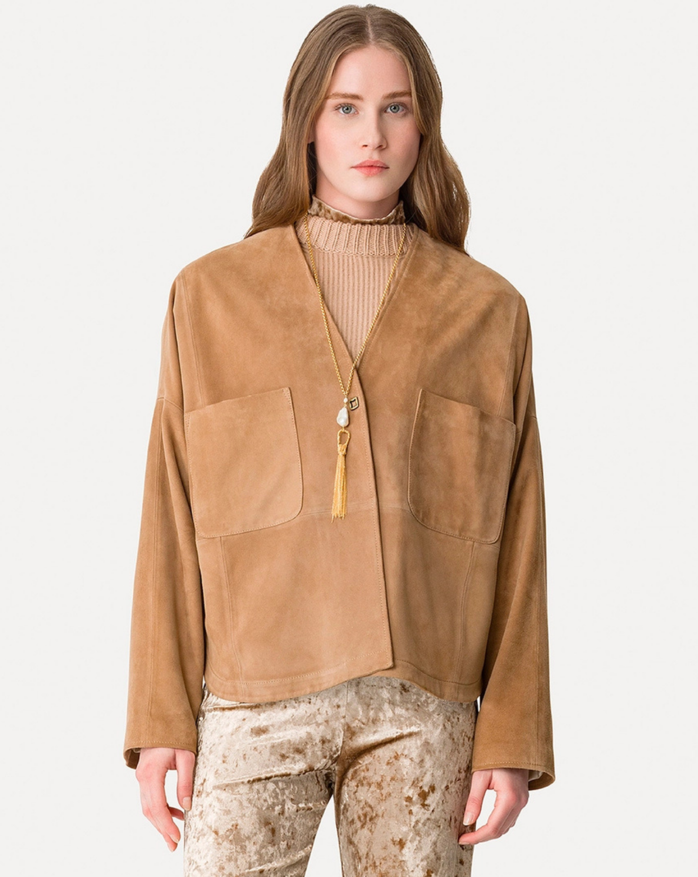 Chaqueta Forte Forte Suede Kimono 14011 3029 FORTE FORTE 