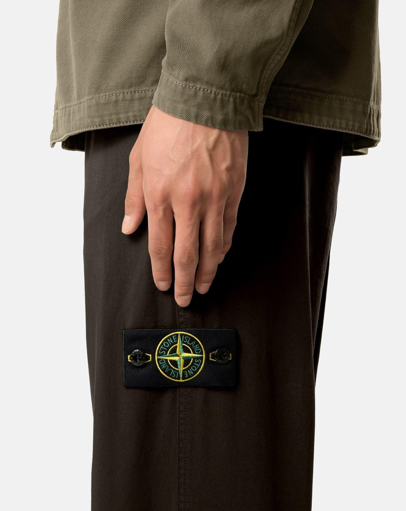 Pantalones Stone Island Stretch Organic Cotton Satin L2S153100012 S0012V0078 STONE ISLAND 