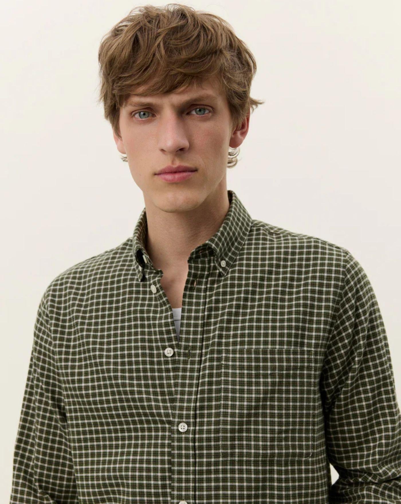 Camisa Les Deux Konrad Check Flannel Shirt 1000577 815 LES DEUX 