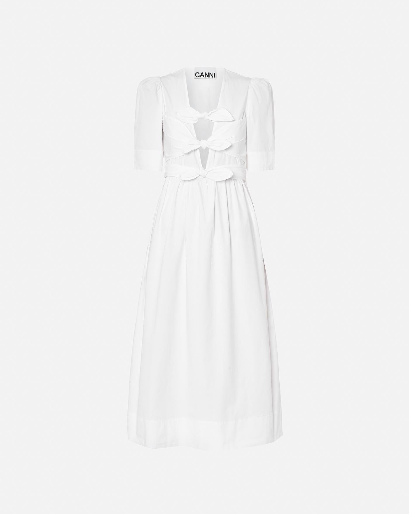 Vestido Ganni Washed Stretch W0306 151 GANNI 