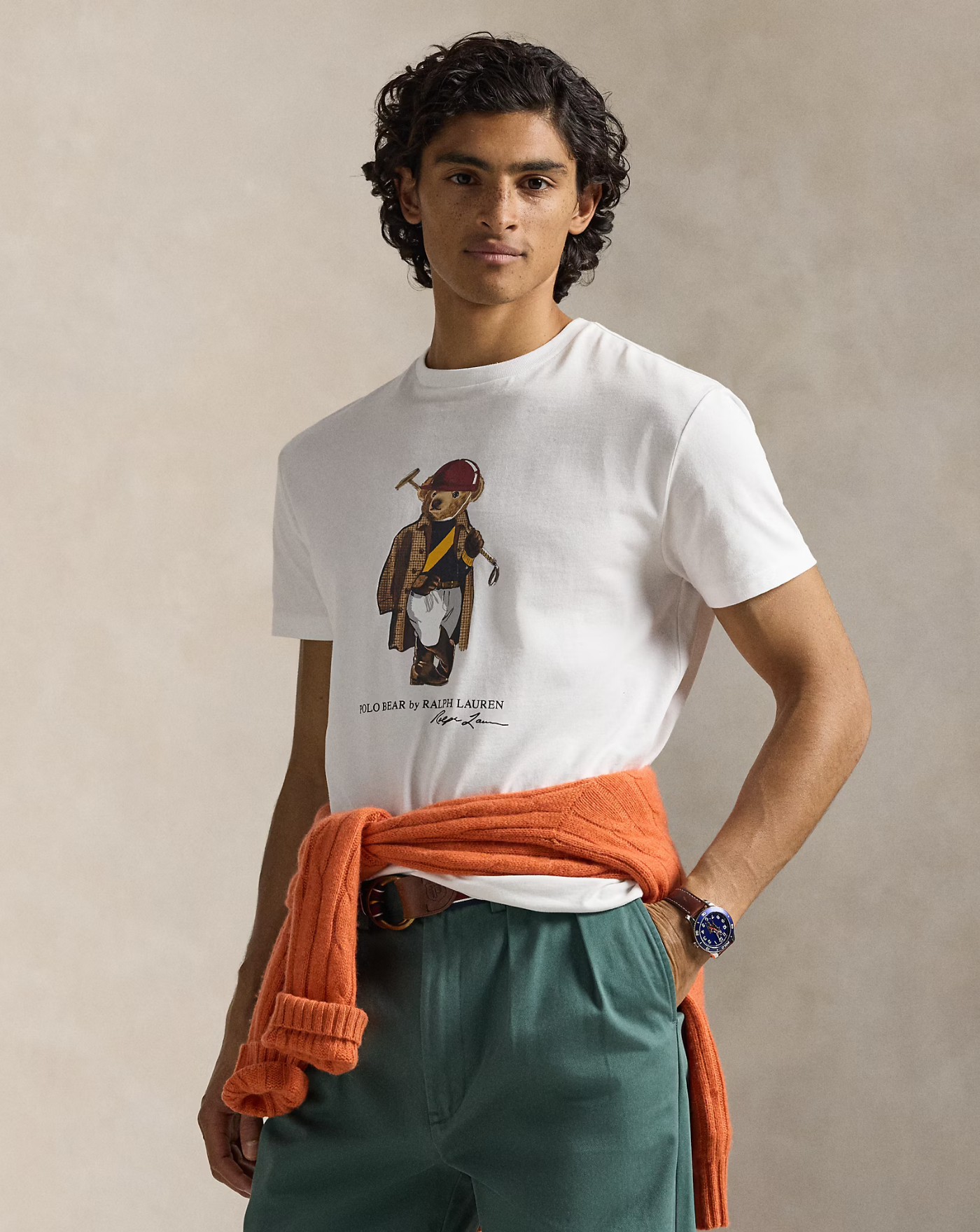 Camiseta Polo Ralph Lauren Bear 710B16611001 WHITE-SOCIETY BEAR POLO RALPH LAUREN 