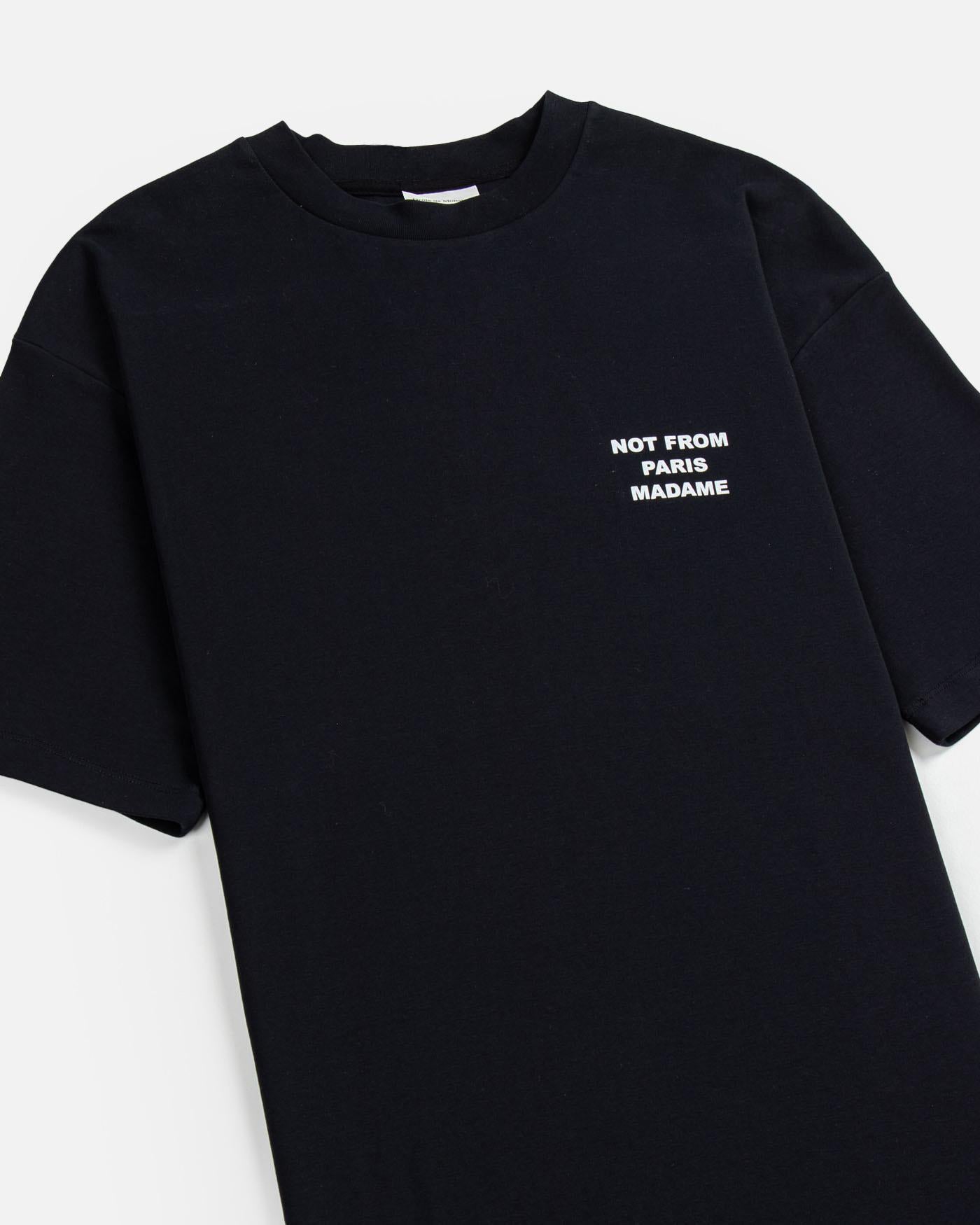 Camiseta Drole de Monsieur Le T-Shirt Slogan TS203 CO002 BL DROLE DE MONSIEUR 