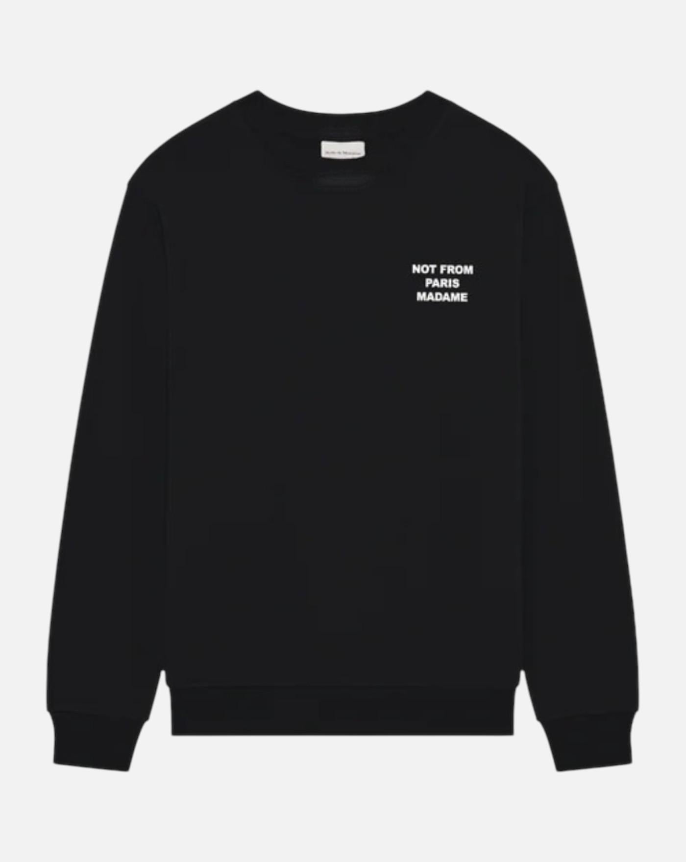 Sudadera Drole de Monsieur Bold Slogan Sweatshirt<BR/> SW149 CO127 BL DROLE DE MONSIEUR 