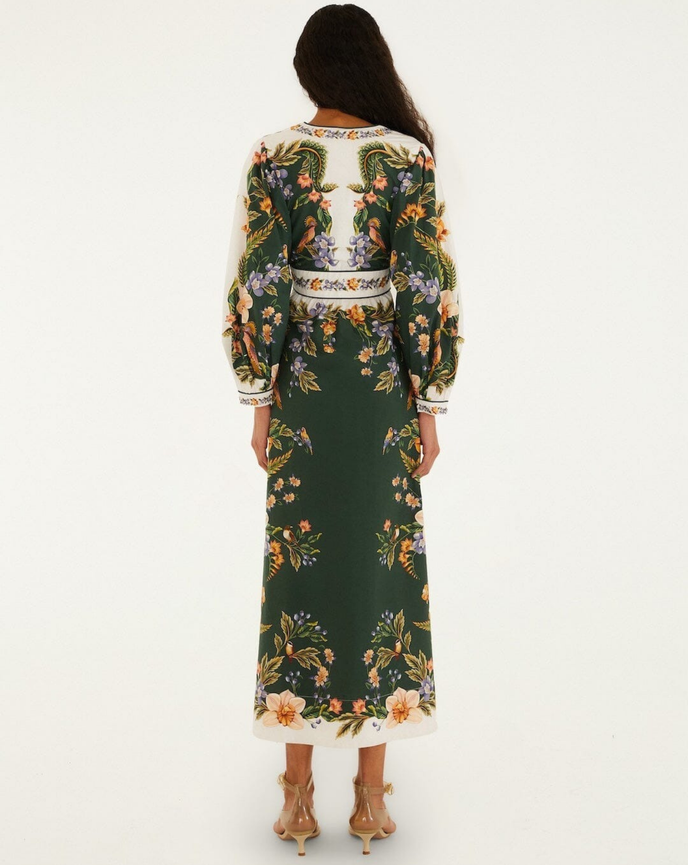 Vestido Farm Rio Nature Green Maxi Dress 353568 26067 FARM RIO 