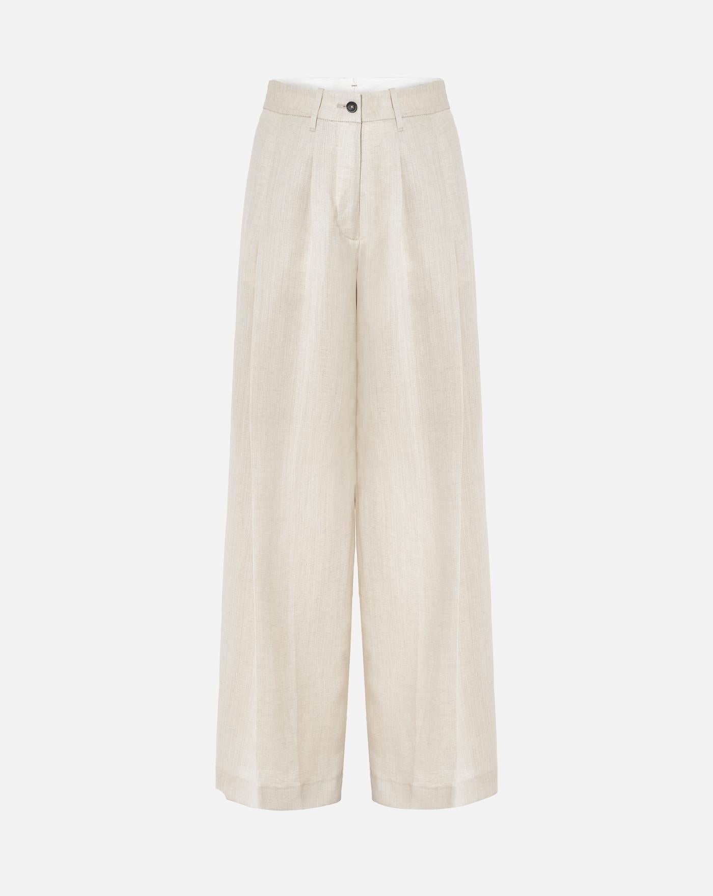 Pantalon Nine In The Morning Nadia Palazzo 9SS25PE65 SABBIA NINE IN THE MORNING 