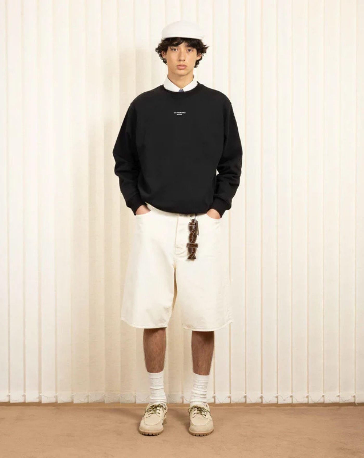 Sudadera Drole de Monsieur Classic Slogan Sweatshirt PERM SW148 CO127 BL DROLE DE MONSIEUR 