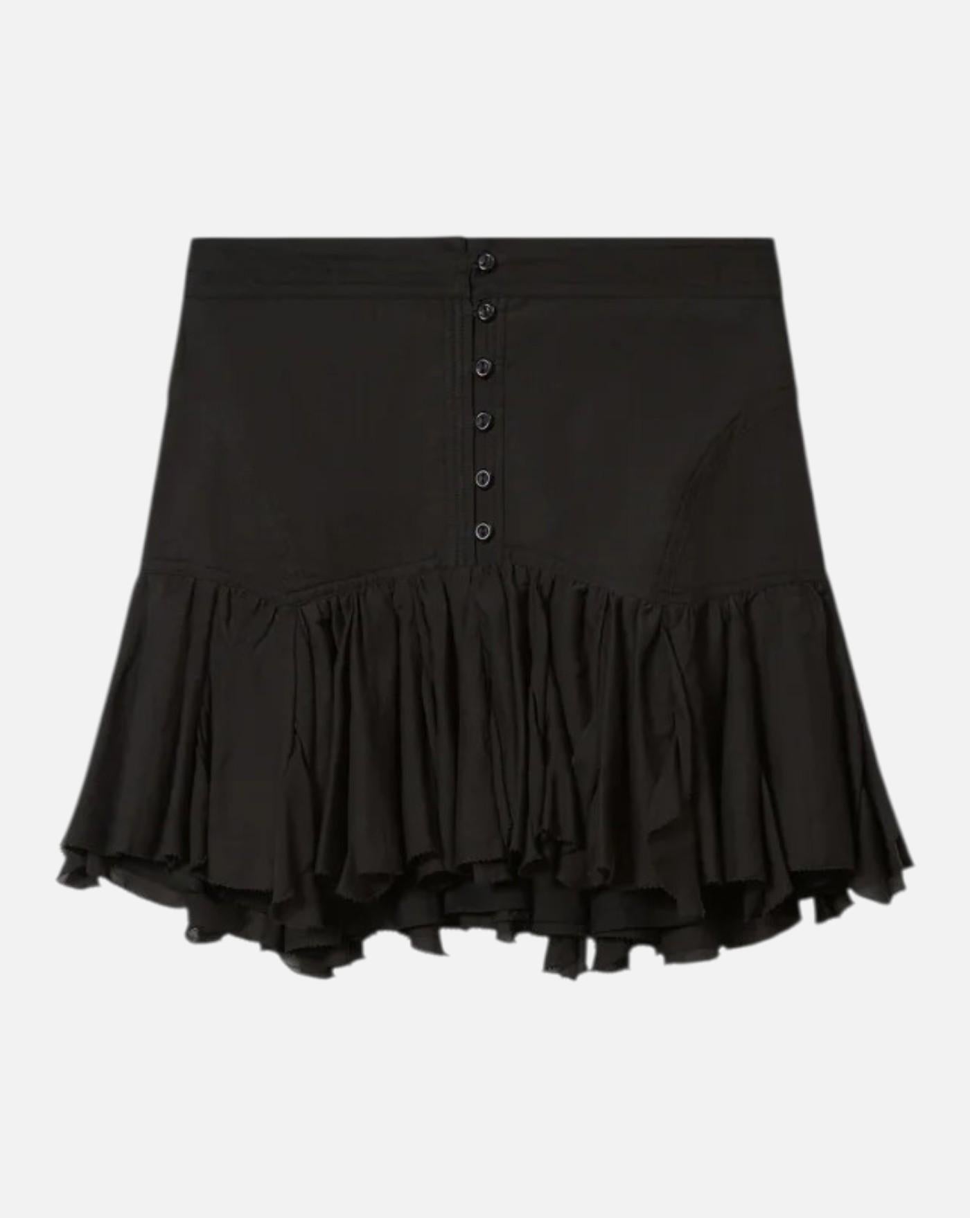 Falda Isabel Marant Daneen<BR/> JU0512FB B3J04E01BK ISABEL MARANT 
